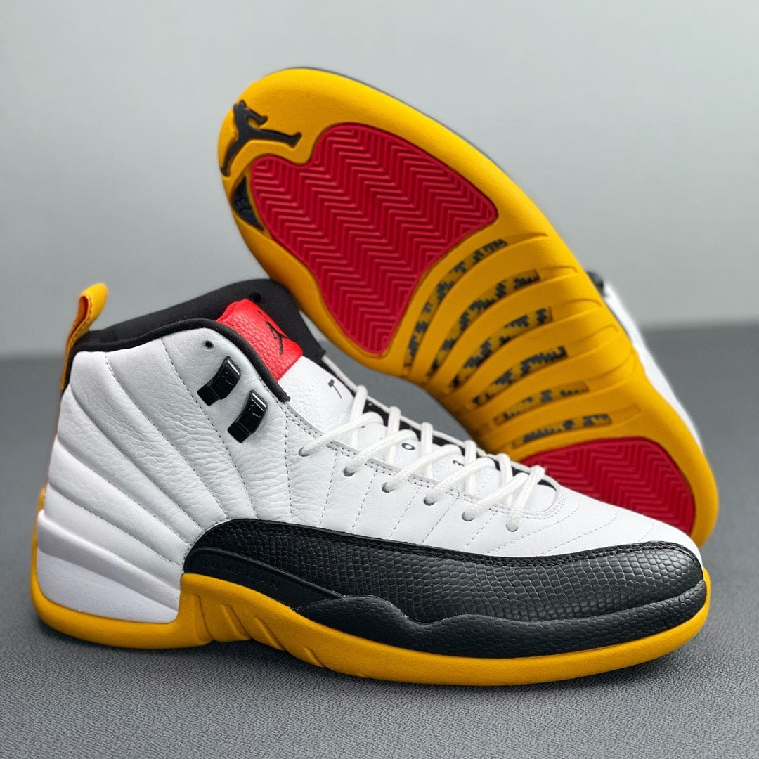 Jordan Air Jordan 12 25 Years in China White Black Yellow DR8887-100