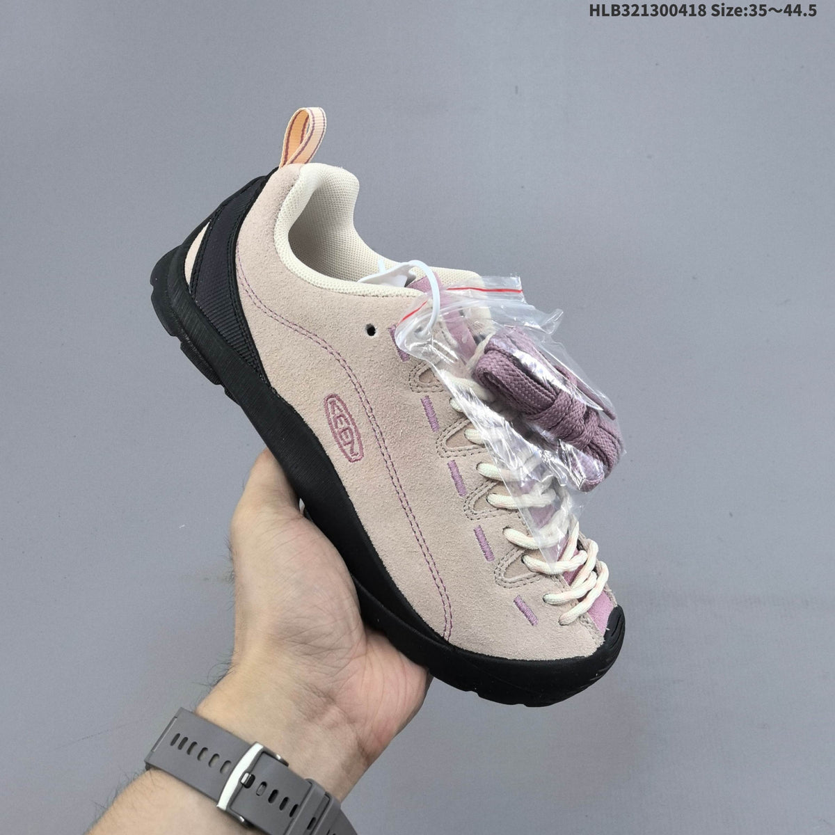 KEEN Jasper Rocks SP Low-Top Lace-Up Shoes, Beige and Mauve