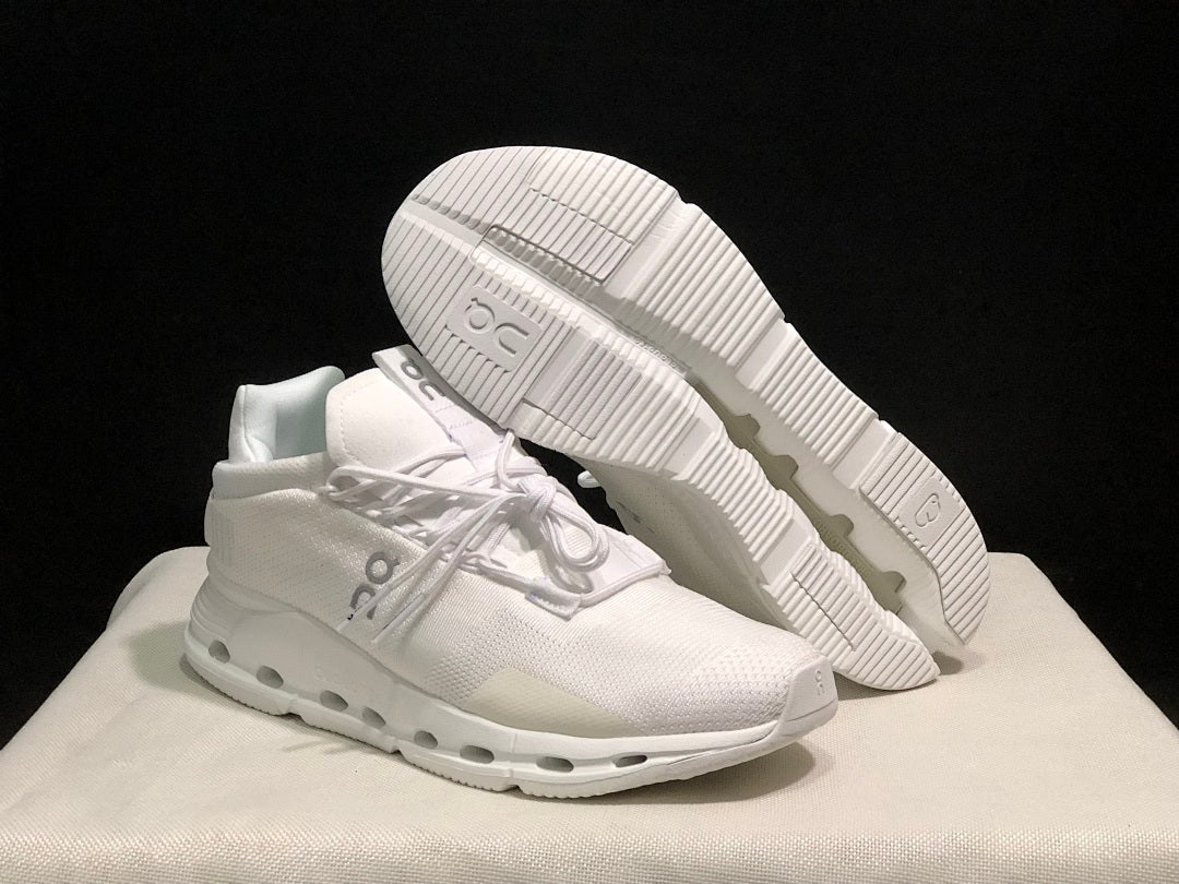 On Cloudnova 1 White Sneakers