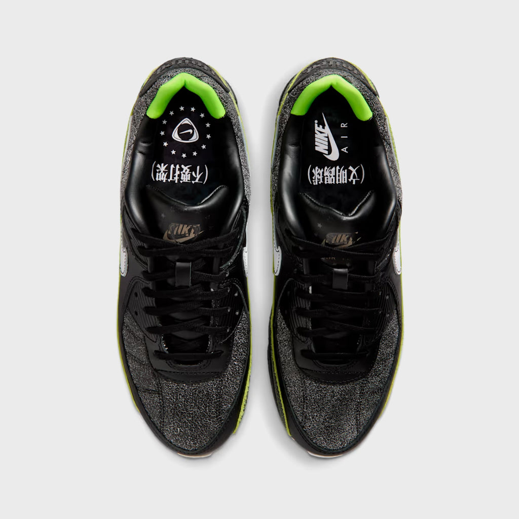 Nike Air Max 90 - Black / Voltage Green / White