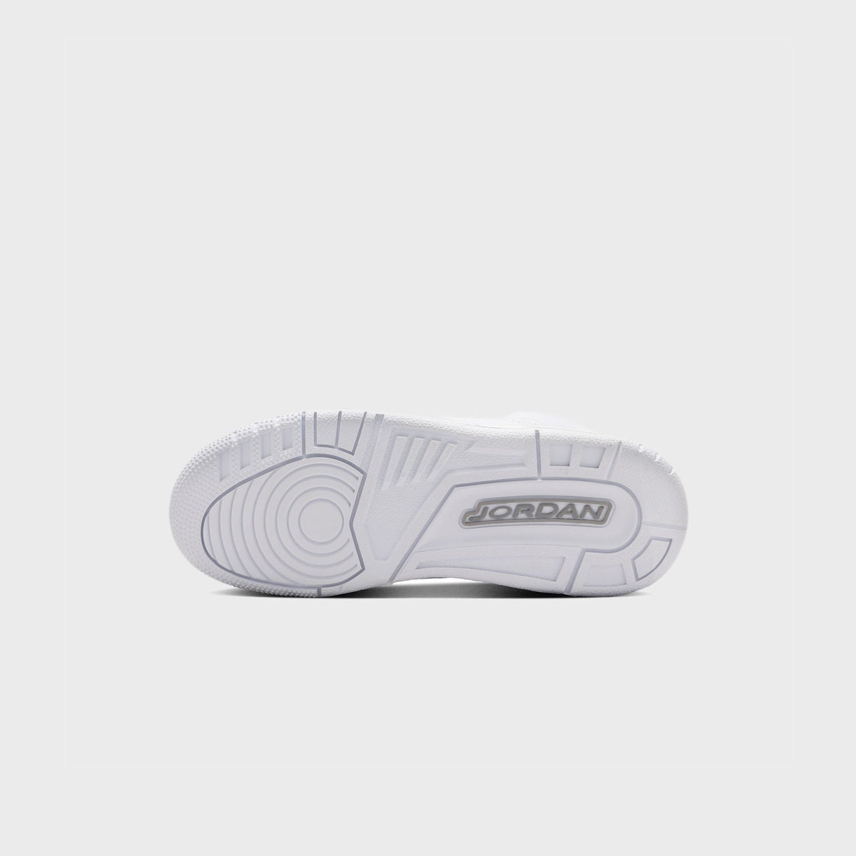 Nike GS Air Jordan 3 Retro - White / Metallic Silver / White