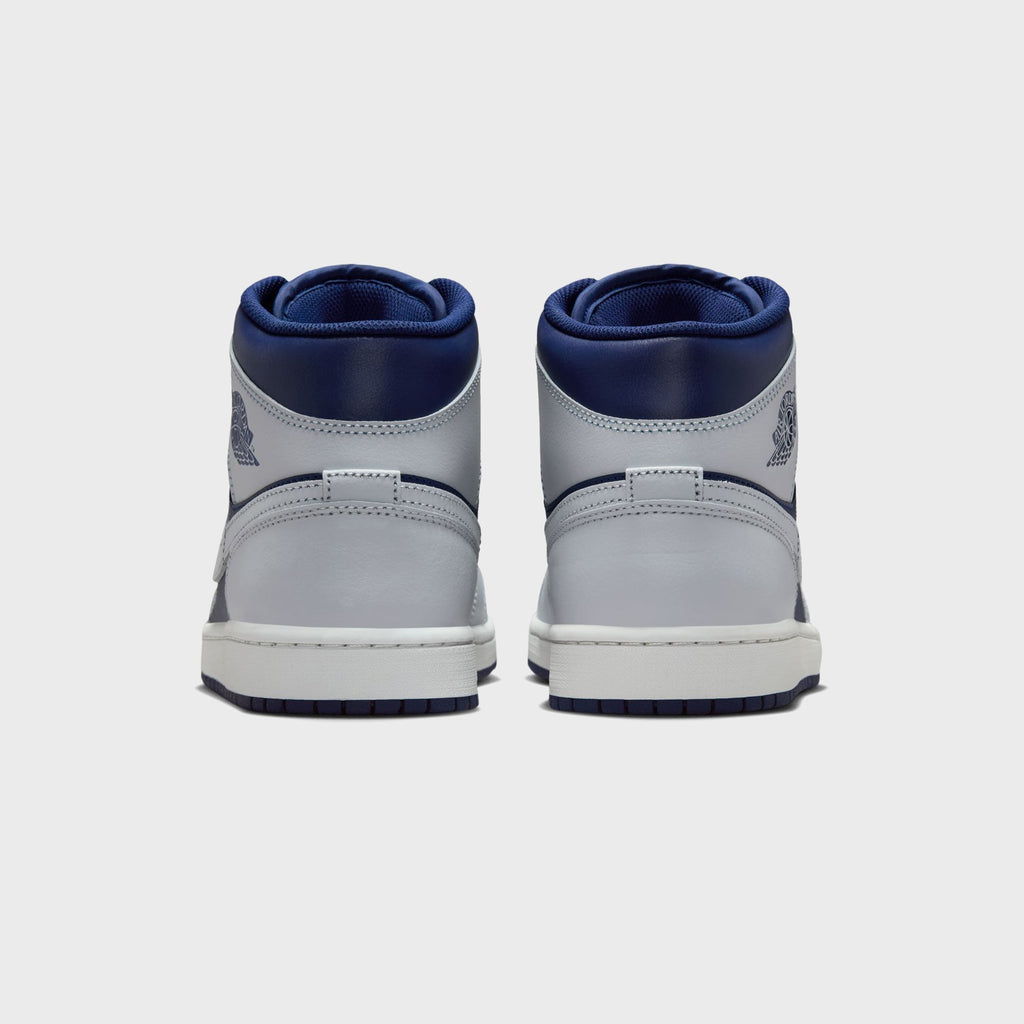 Nike Air Jordan 1 - Mid Blue Void / Pure Platinum / Summit White / Hot Lava / Photo Blue