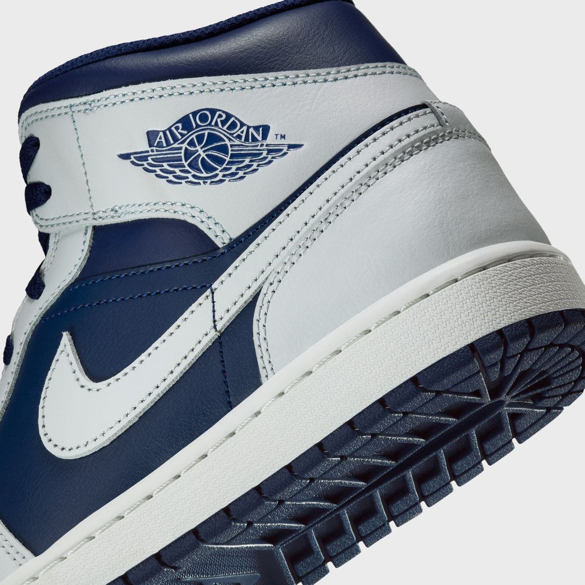 Nike Air Jordan 1 - Mid Blue Void / Pure Platinum / Summit White / Hot Lava / Photo Blue