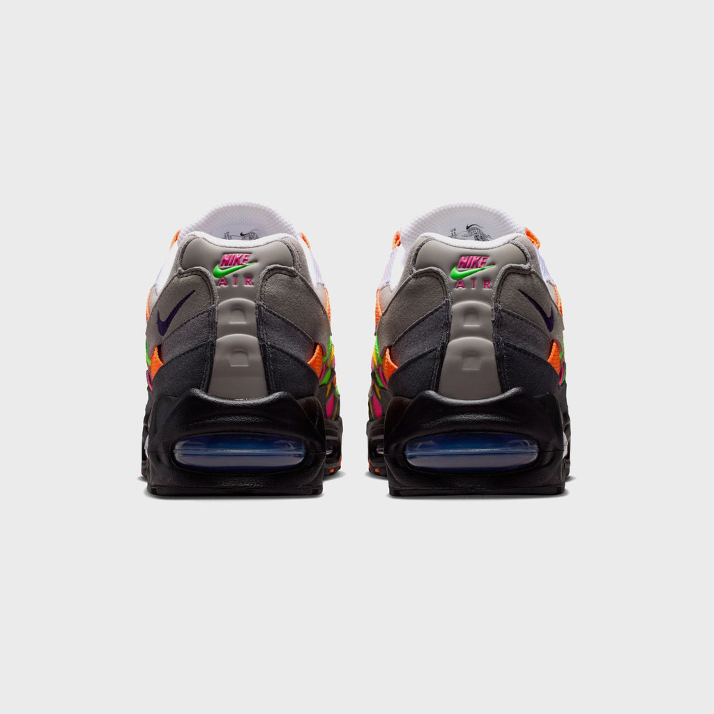Nike Air Max 95 Big Bubble - White / Purple Dynasty / Pearl Gray / Light Charcoal