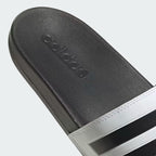 Men's Adidas Adilette Comfort Slides - White/Black