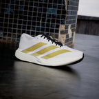 Men's Adidas Adizero Evo SL Woven - Cloud White/Matte Gold/Core Black