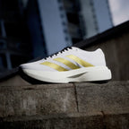 Men's Adidas Adizero Evo SL Woven - Cloud White/Matte Gold/Core Black