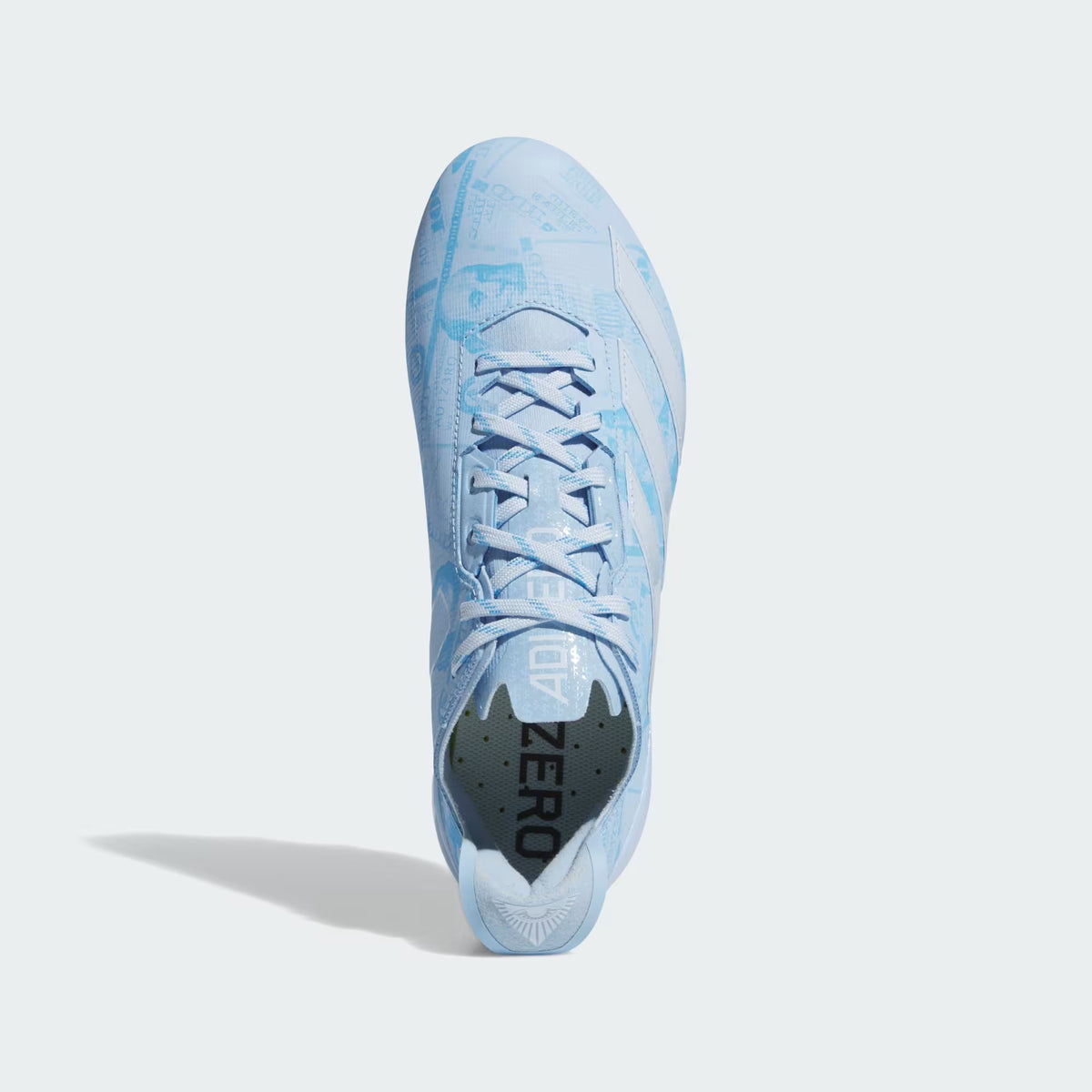 Men's Adidas Adizero Electric II Currency Neutral Cleats - Glow Blue/Crystal Sky