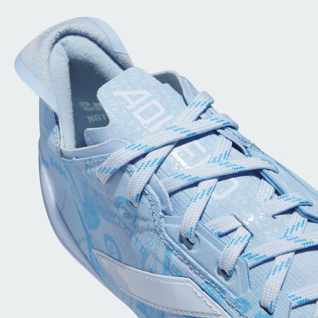 Men's Adidas Adizero Electric II Currency Neutral Cleats - Glow Blue/Crystal Sky