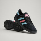 Men's Adidas Handball Spezial Belgium - Core Black / Multicolor