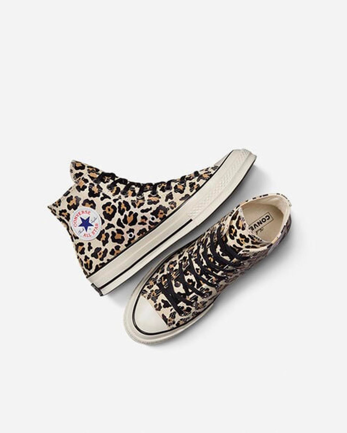 Chuck 70 Hi Leopard Print Khaki Off White