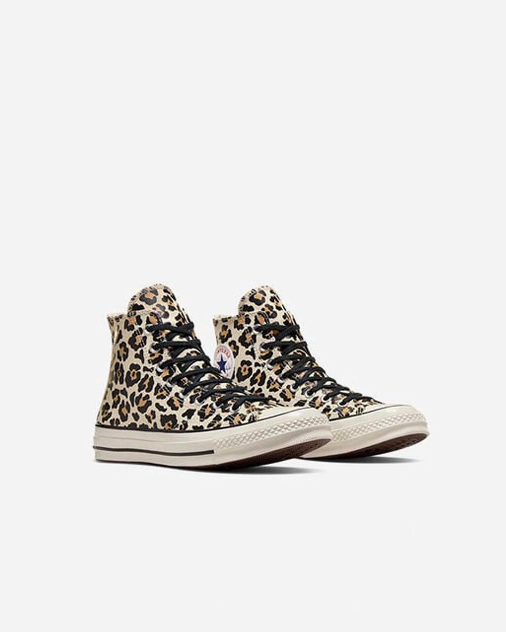 Chuck 70 Hi Leopard Print Khaki Off White