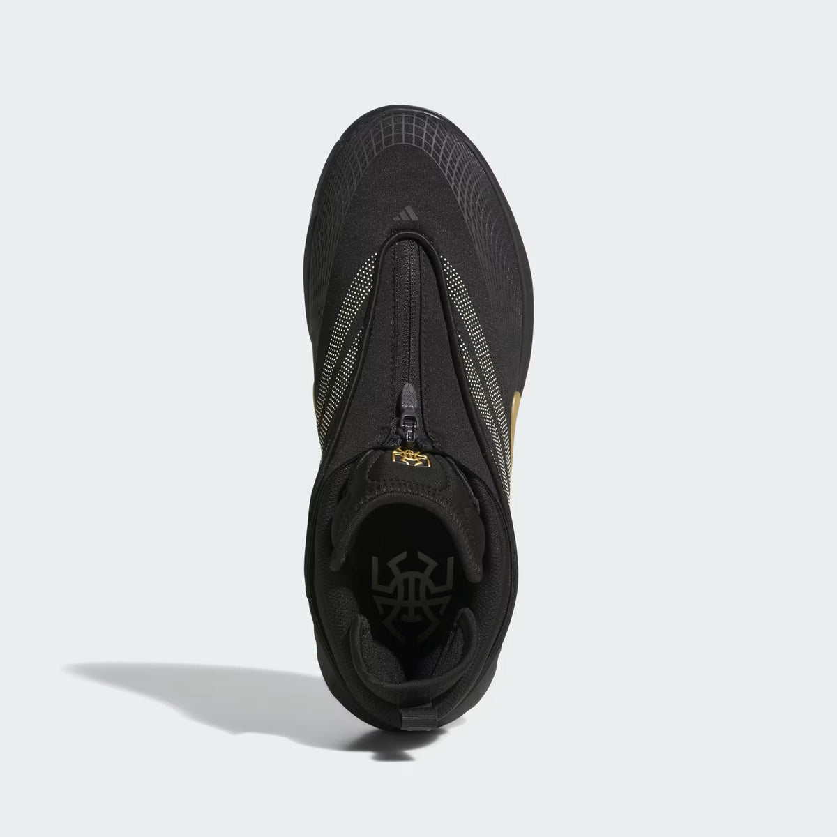 Men's Adidas D.O.N Issue 7 - Core Black / Gold Metallic / Ice Gold Met