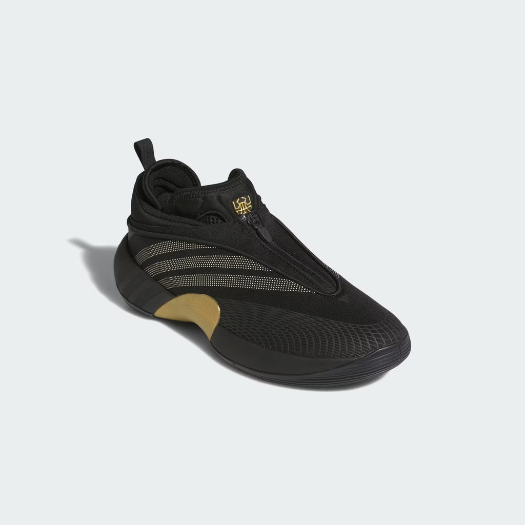 Men's Adidas D.O.N Issue 7 - Core Black / Gold Metallic / Ice Gold Met