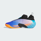 Men's Adidas D.O.N. Issue 7 - Core Black / Lucid Orange / Silver Metallic