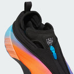 Men's Adidas D.O.N. Issue 7 - Core Black / Lucid Orange / Silver Metallic