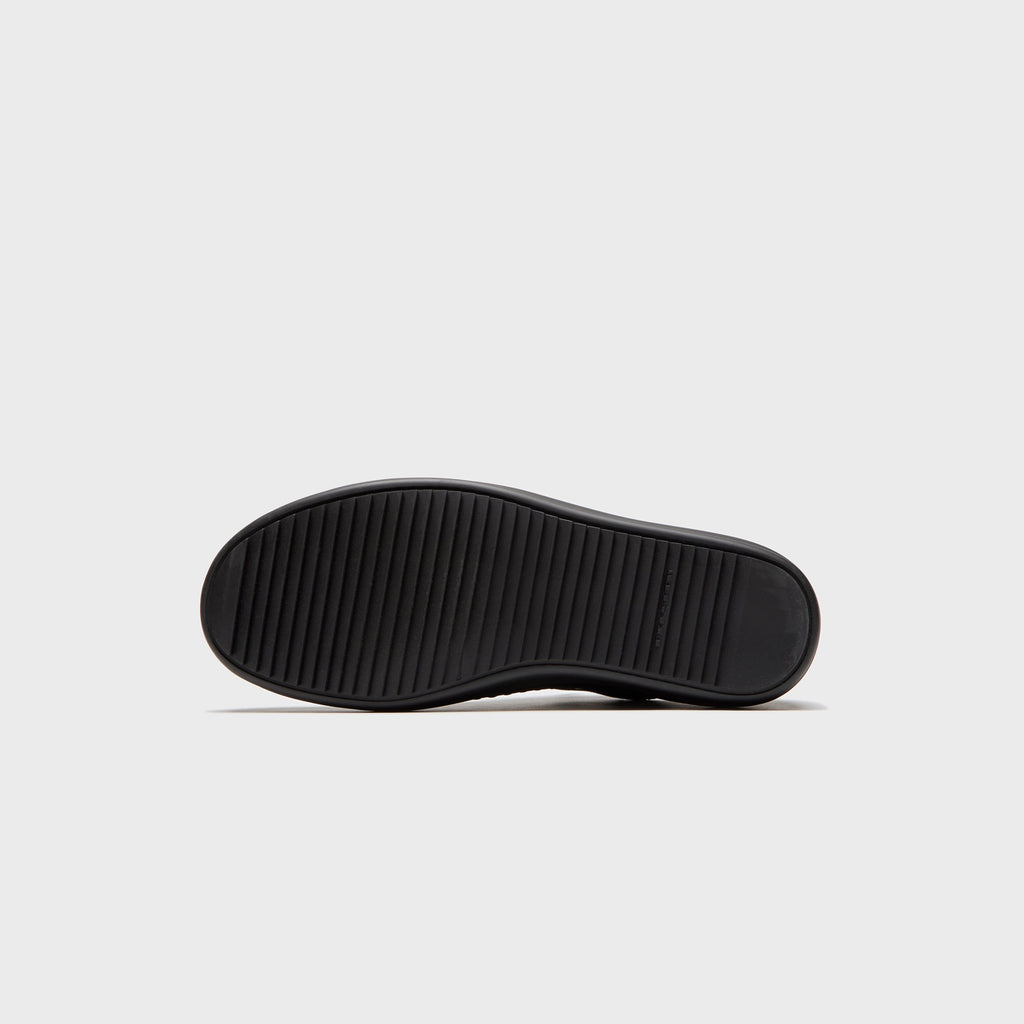 Rick Owens Overdyed Low Sneaks - Denim Black / Black