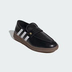 Men's Adidas Handball Spezial Loafer - Core Black / Cloud White / Gold