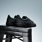 Men's Adidas Handball Spezial Mercedes - Core Black / Core Black / Semi Mint Rush