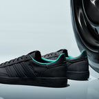 Men's Adidas Handball Spezial Mercedes - Core Black / Core Black / Semi Mint Rush