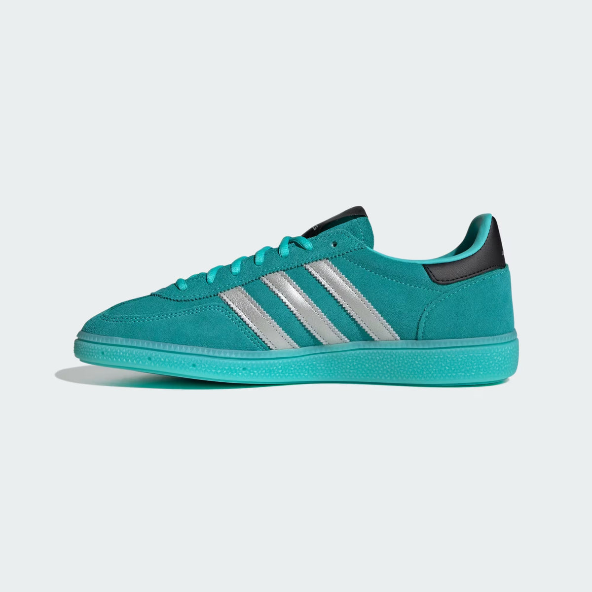 Men's Adidas Handball Spezial Mercedes - Semi Mint Rush / Silver Metallic / Core Black