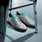 Men's Adidas Handball Spezial Mercedes - Cloud White / Silver Metallic