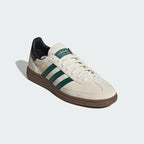 Men's Adidas Handball Spezial - Off White/Collegiate Green