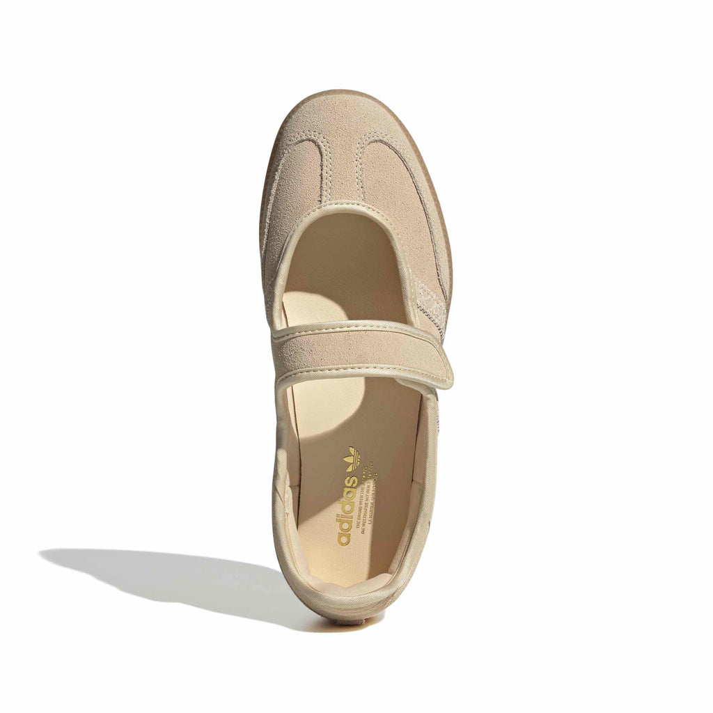 adidas Samba Jane Shoes Color: SANSTR/SANSTR/GOLDMT Style: HQ9496