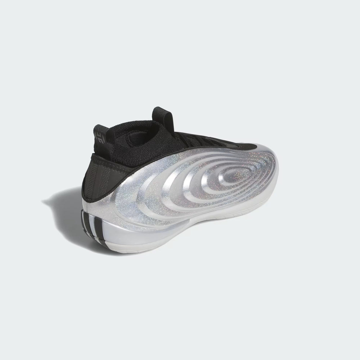 Men's Adidas Harden Volume 10 - Silver Metallic / Core Black / Lucid Orange