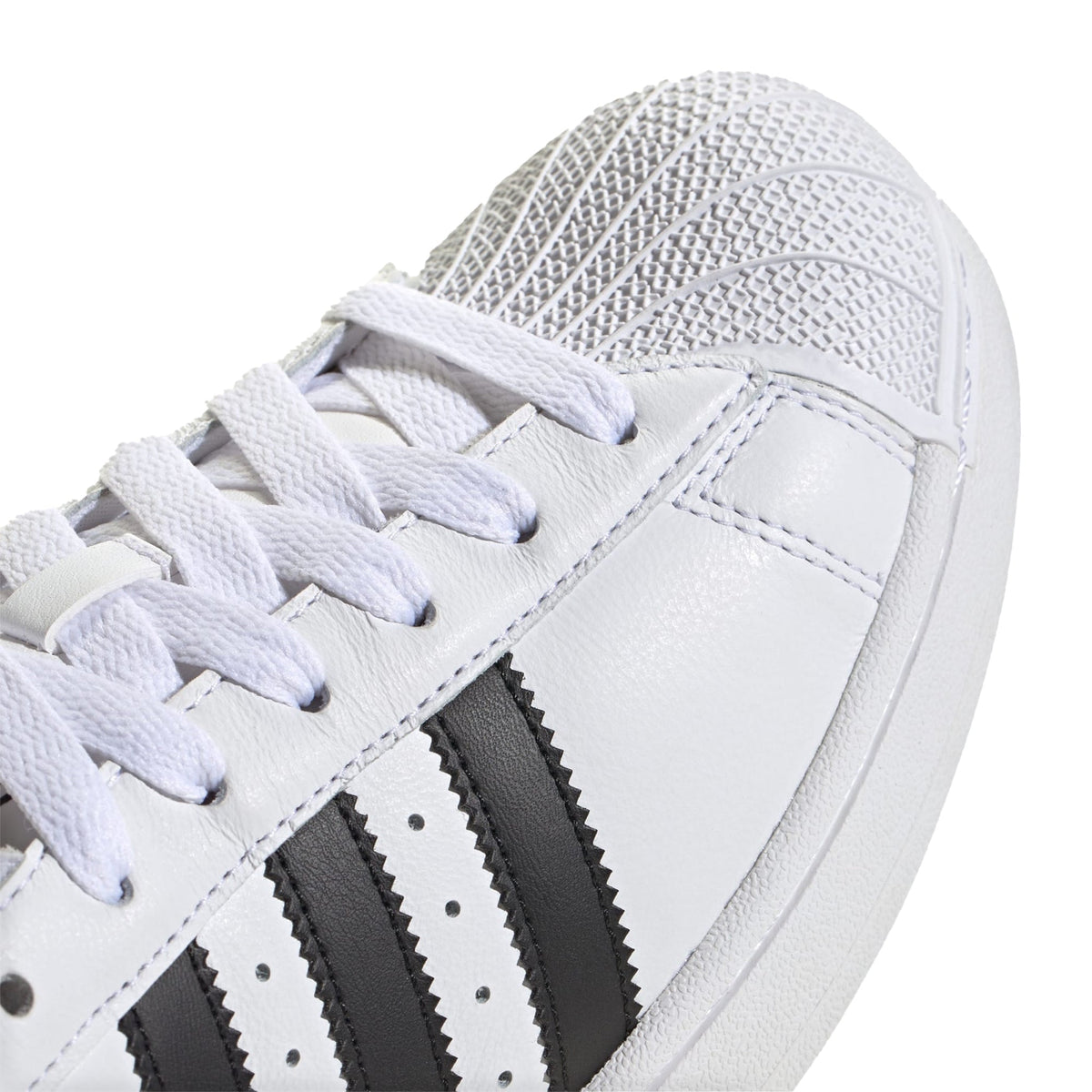 Men's Adidas Superstar II Shoes - Cloud White/Core Black