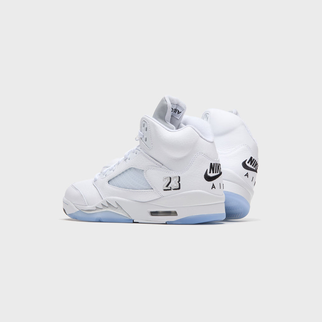 Jordan Air Jordan 5 Retro OG - White / Metallic Silver / Black