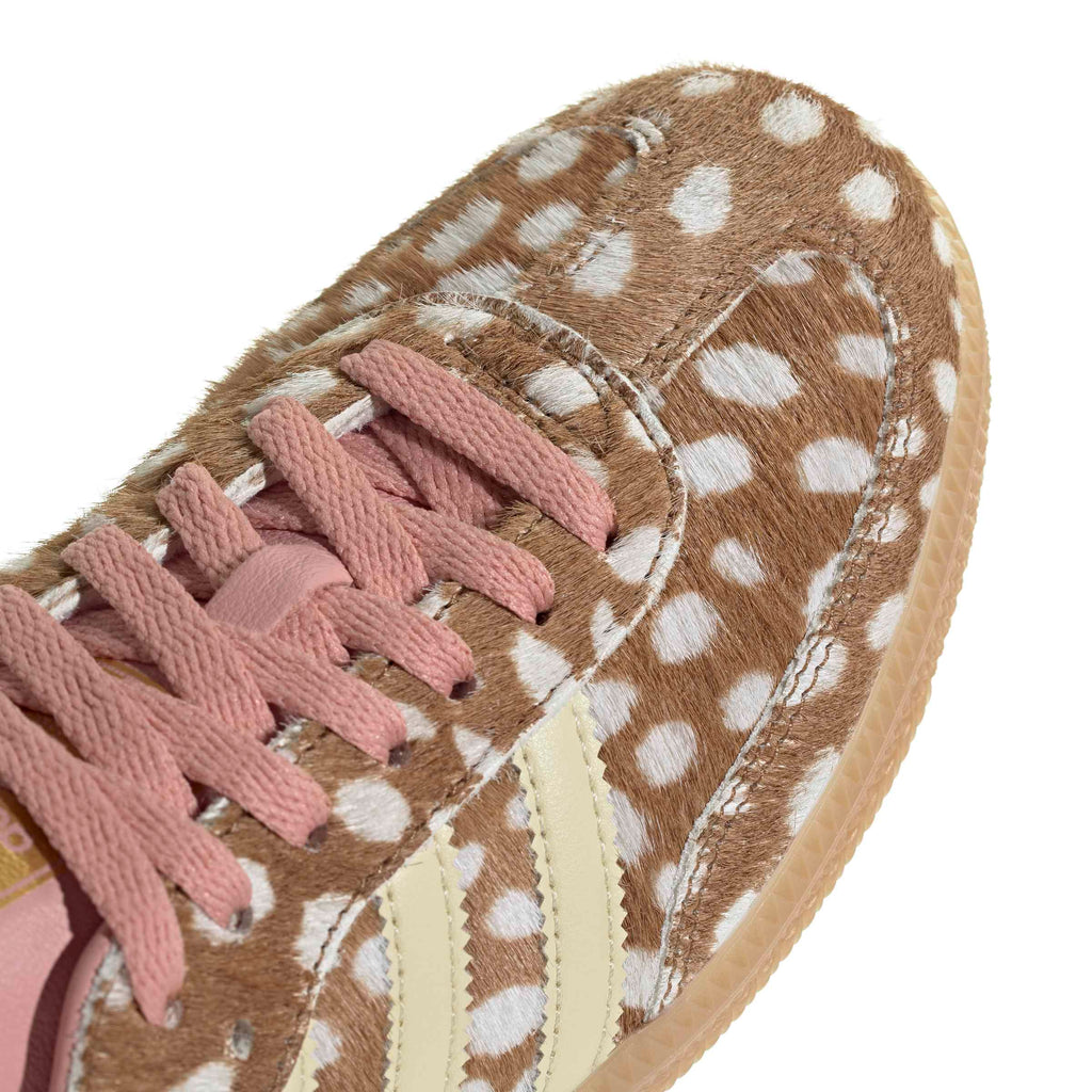 adidas Samba OG Women's Shoes Color: Brown Desert/Warm Vanilla/Wonder Mauve Style: KJ7447
