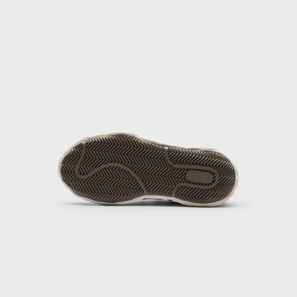 Mihara Yasuhiro Blakey Original Sole Wrinkled Leather Low Top Sneaker - Black