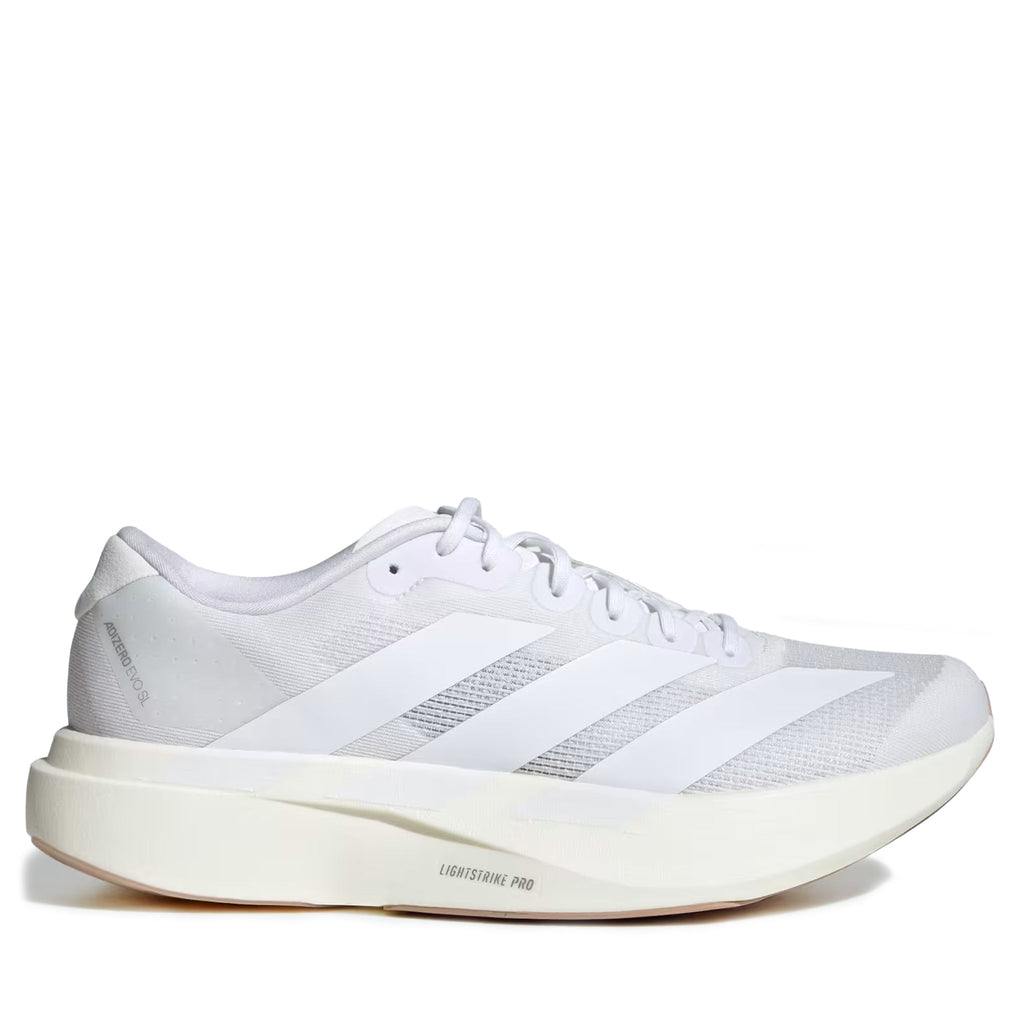 Men's Adidas Adizero Evo SL - Cloud White/Warm Sandstone