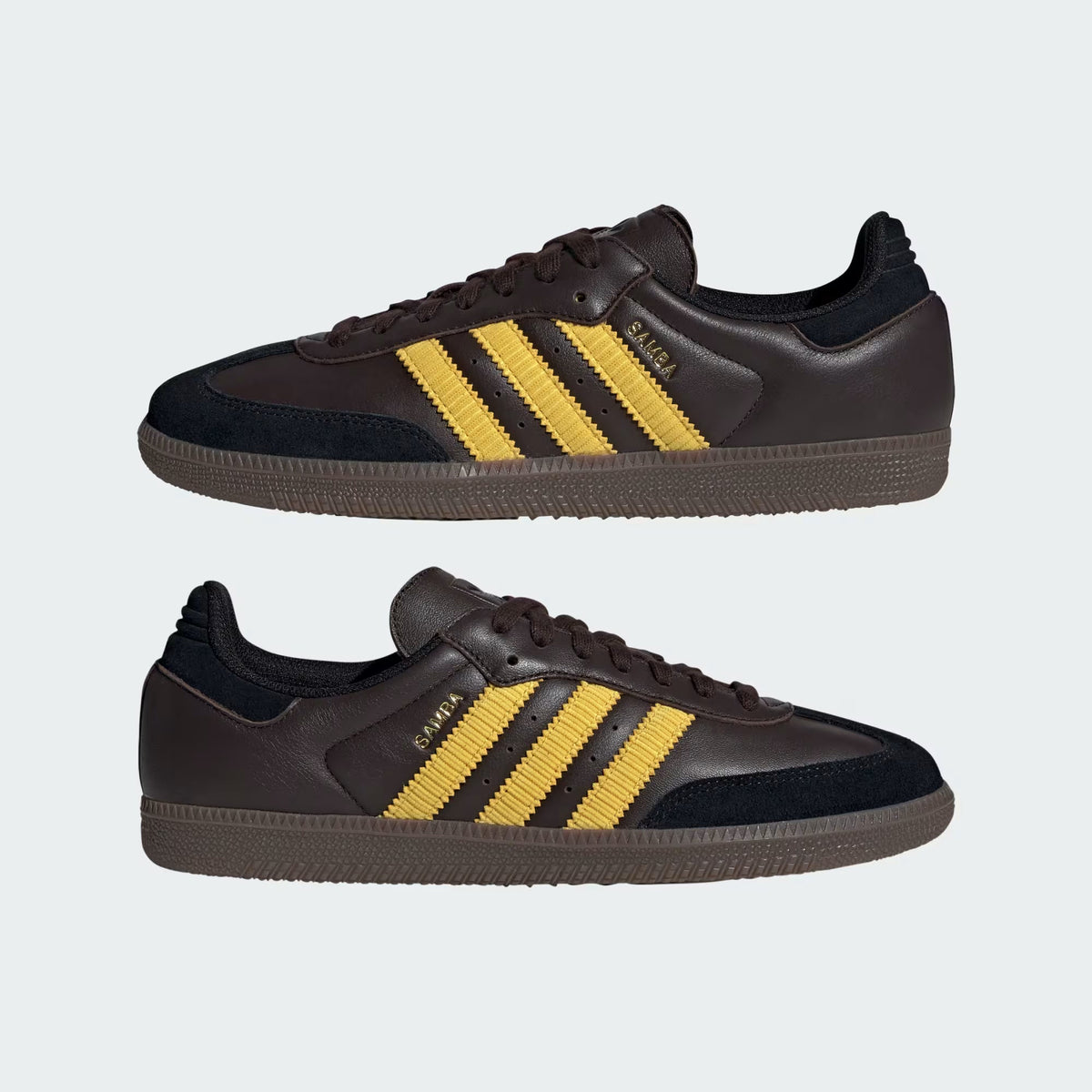 Men´s Adidas Samba OG - Aurora Coffee/Eqt Yellow