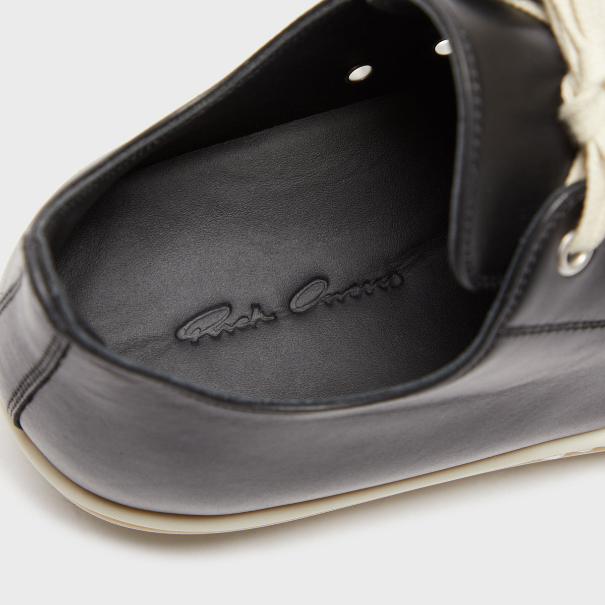 Rick Owens Low Sneaks - Black / Milk