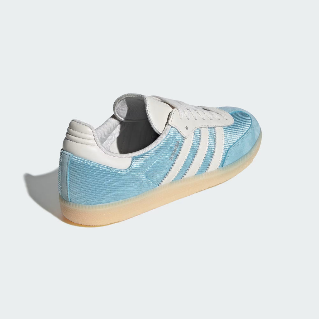 Men's Adidas Samba OG - Icey Blue/Chalk White/Sand Strata