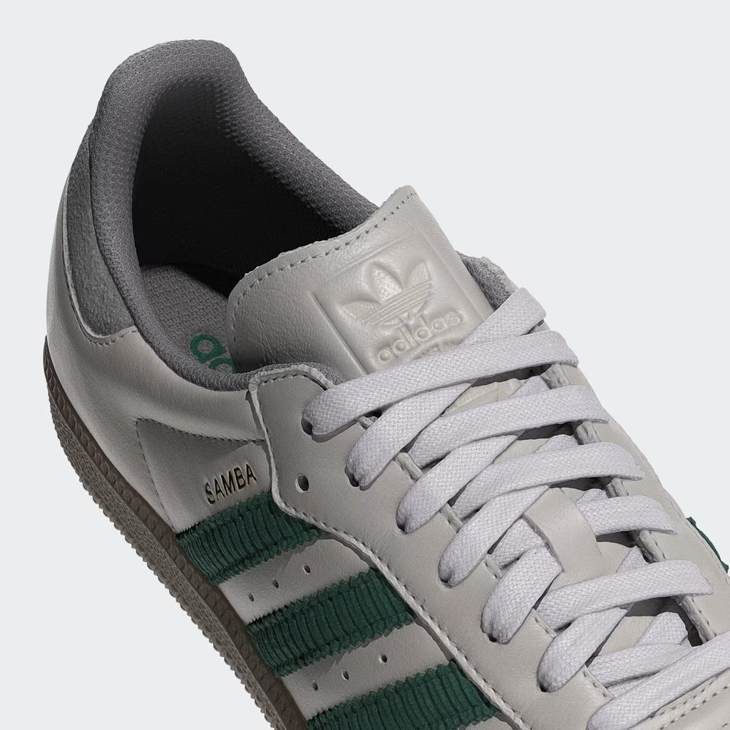 Men´s Adidas Samba OG - Grey One/Collegiate Green