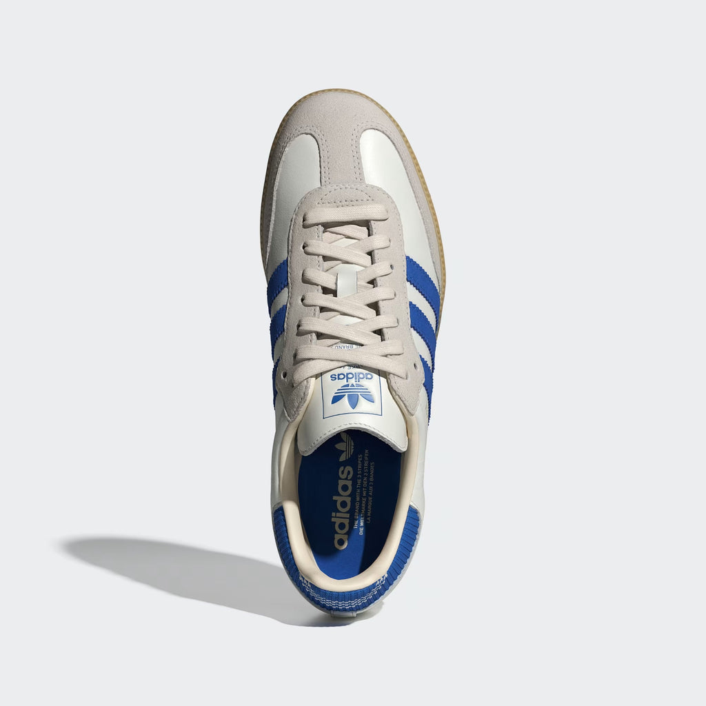 Men's Adidas Samba OG - Cloud White/Blue