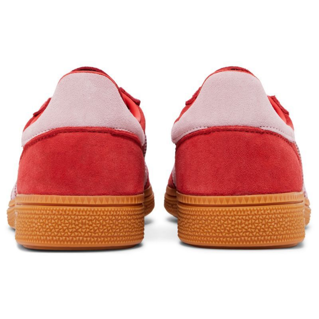 Adidas Originals Women's Bright Red/Clear Pink Handball Spezial Sneakers, IE5894