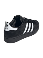 Adidas Originals Women's Black Pony Hair Superstar II Sneakers, JH9475