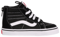 Vans Toddlers Black SK8 Hi Zip Sneakers, VN000XG5Y28
