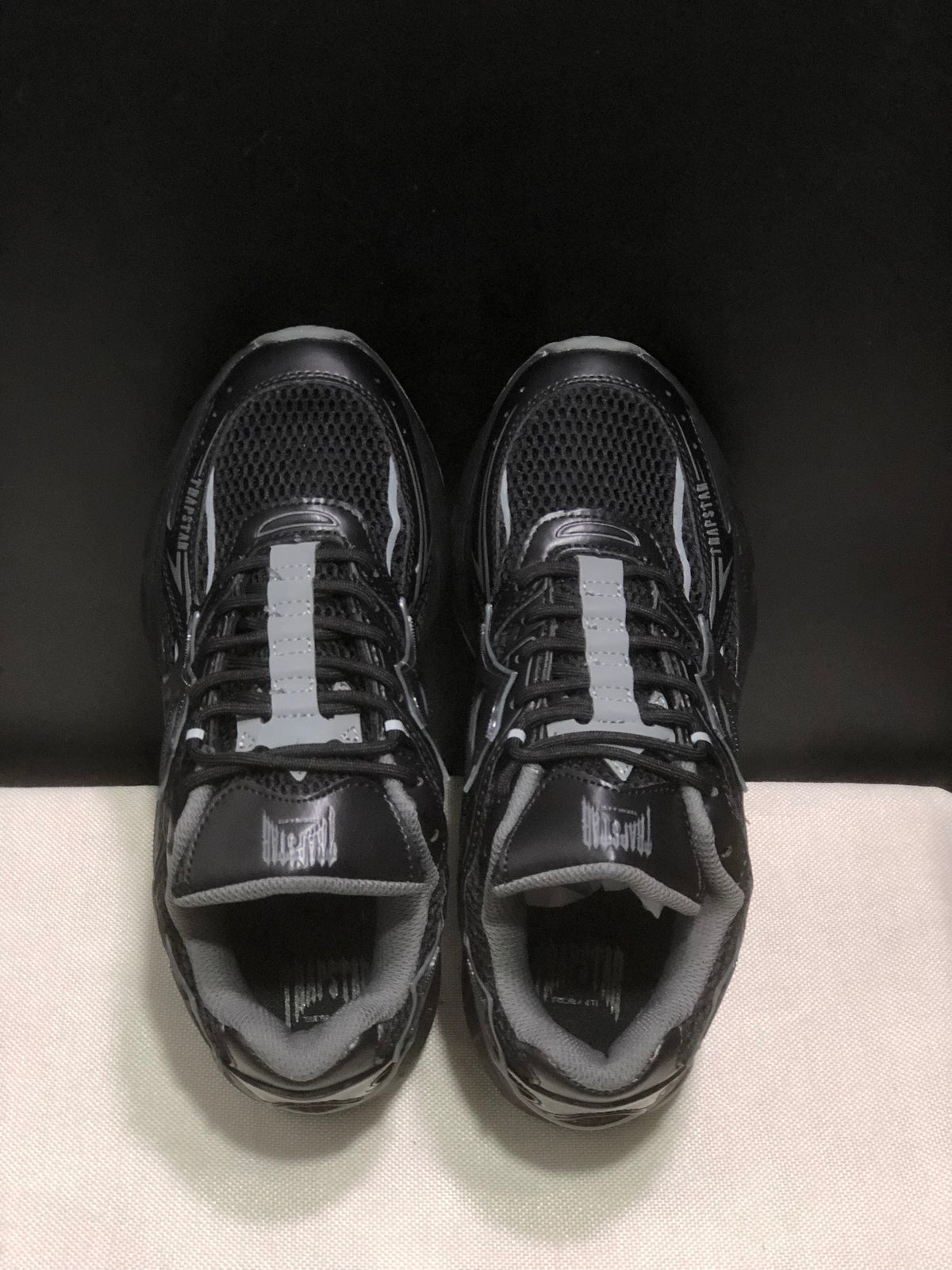 Trapstar TAP Retro Chunky Sneakers Black and Gray
