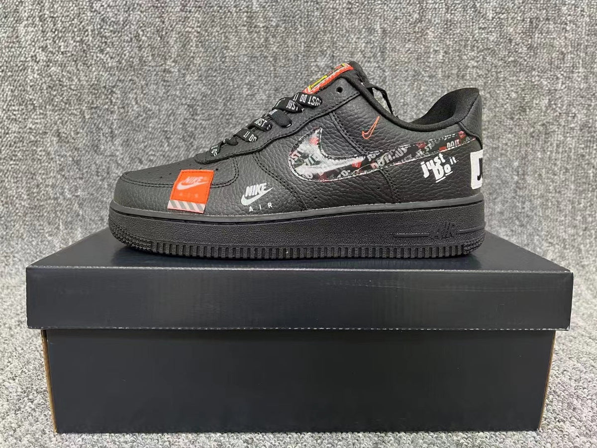 Nike Air Force 1 Low Black Graphic Sneakers AR7719-200