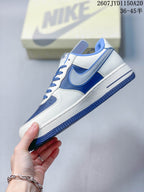 Nike Air Force 1 '07 Blue White Custom Sneakers