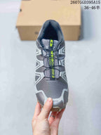 Salomon SPEEDCROSS 3 Trail Running Shoes Gray Lime 2607GGD395A15