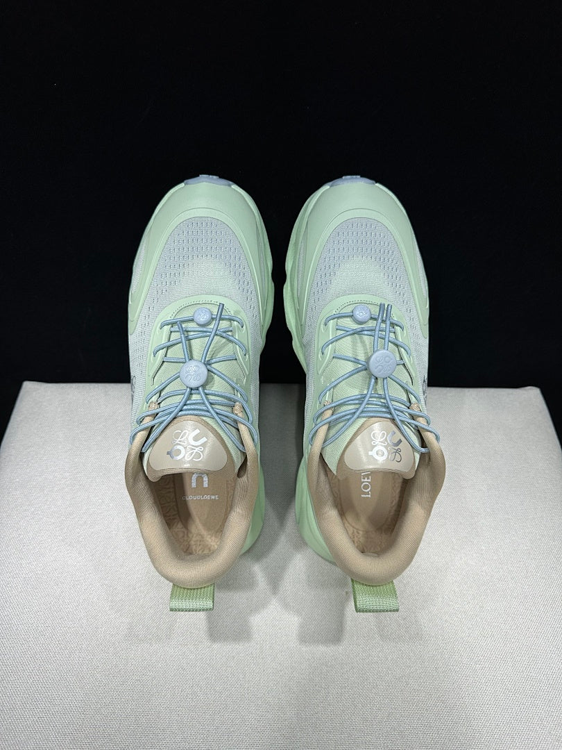 On x Loewe Cloudventure 3.0 Sneakers in Mint Green
