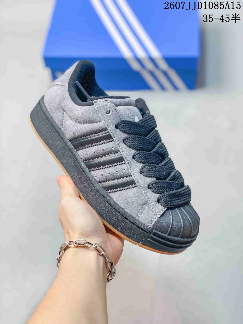 adidas Originals Superstar XLG Shell-Toe Low-Top Sneakers