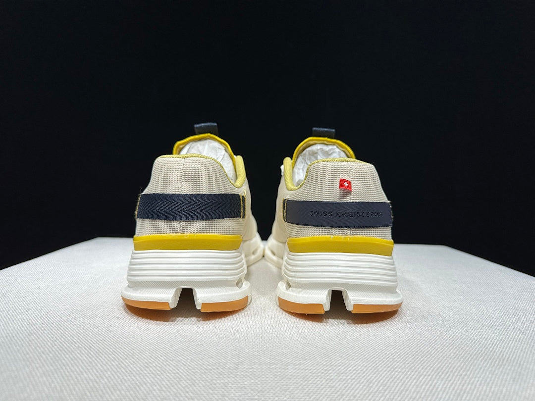 On Cloudnova Form 2 Sneakers in Beige and Yellow