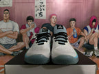 Nike Basketball Shoes in White, Green and Blue